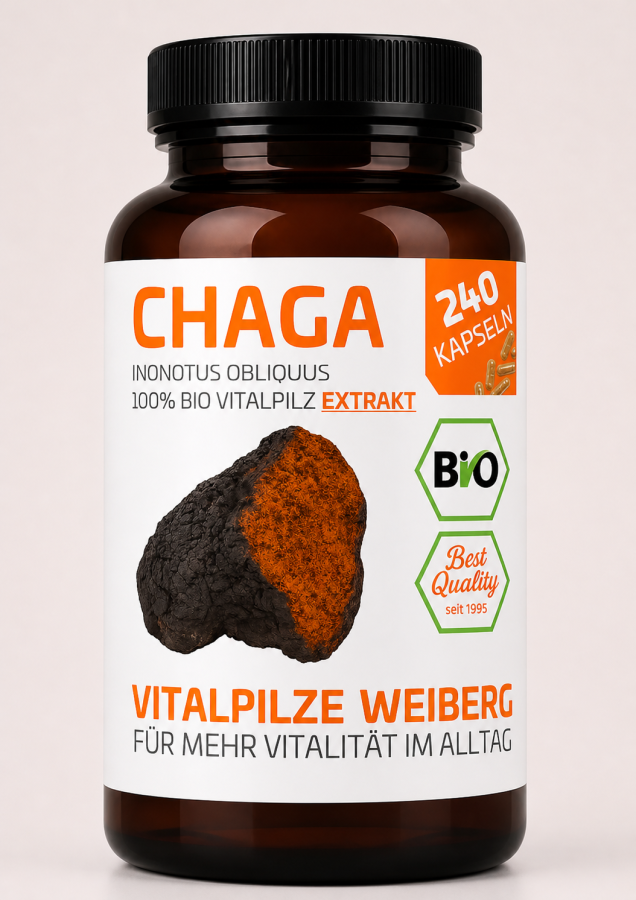 Chaga Extrakt, 240 Kapseln